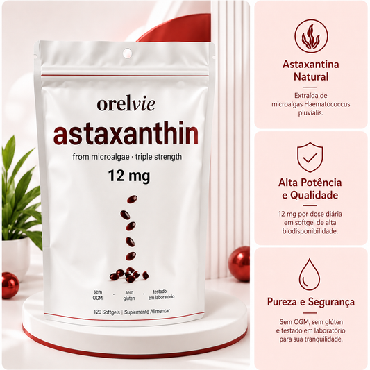 Cápsulas de Astaxantina 12mg Softgels