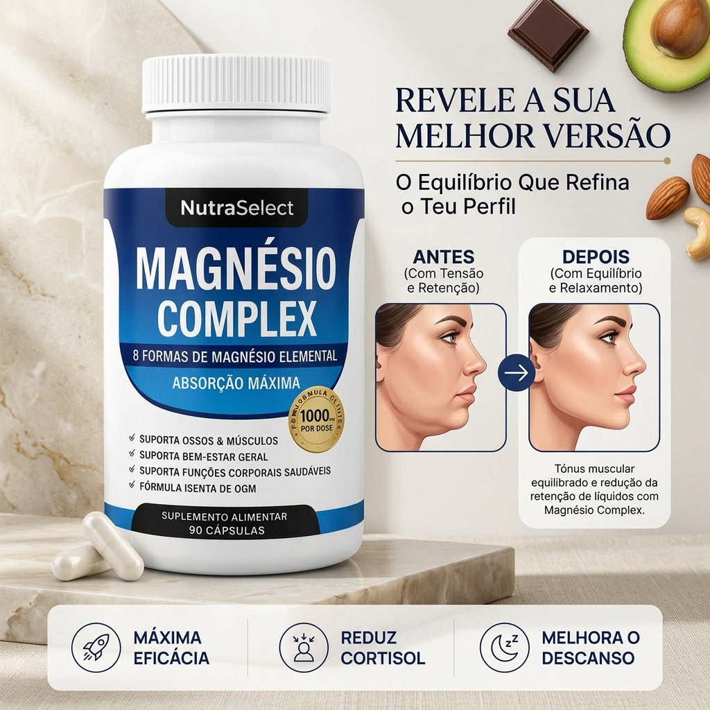 Mag8 Complex - 8 Formas de Magnésio • 1000 mg • Elevada Absorção