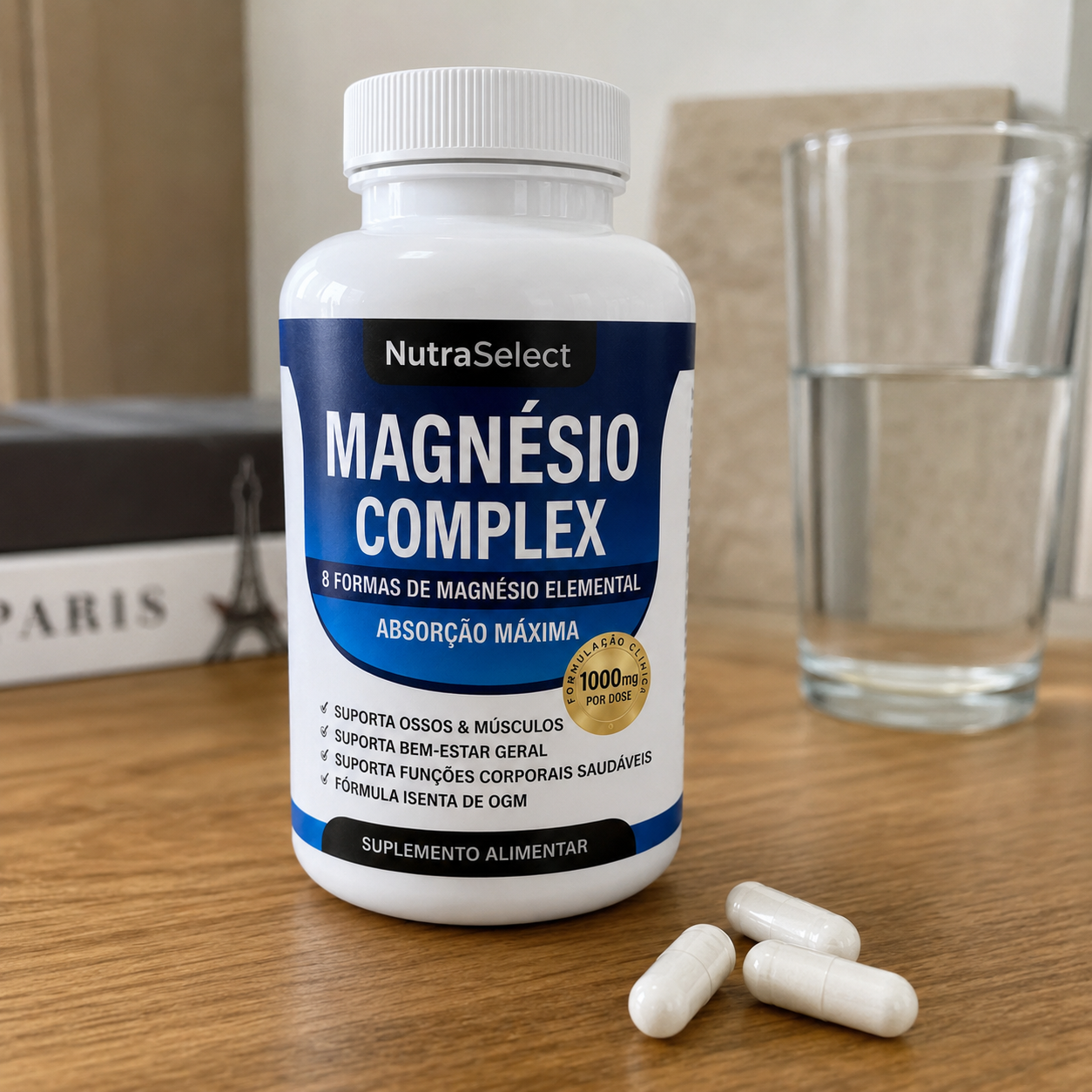 Mag8 Complex - 8 Formas de Magnésio • 1000 mg • Elevada Absorção
