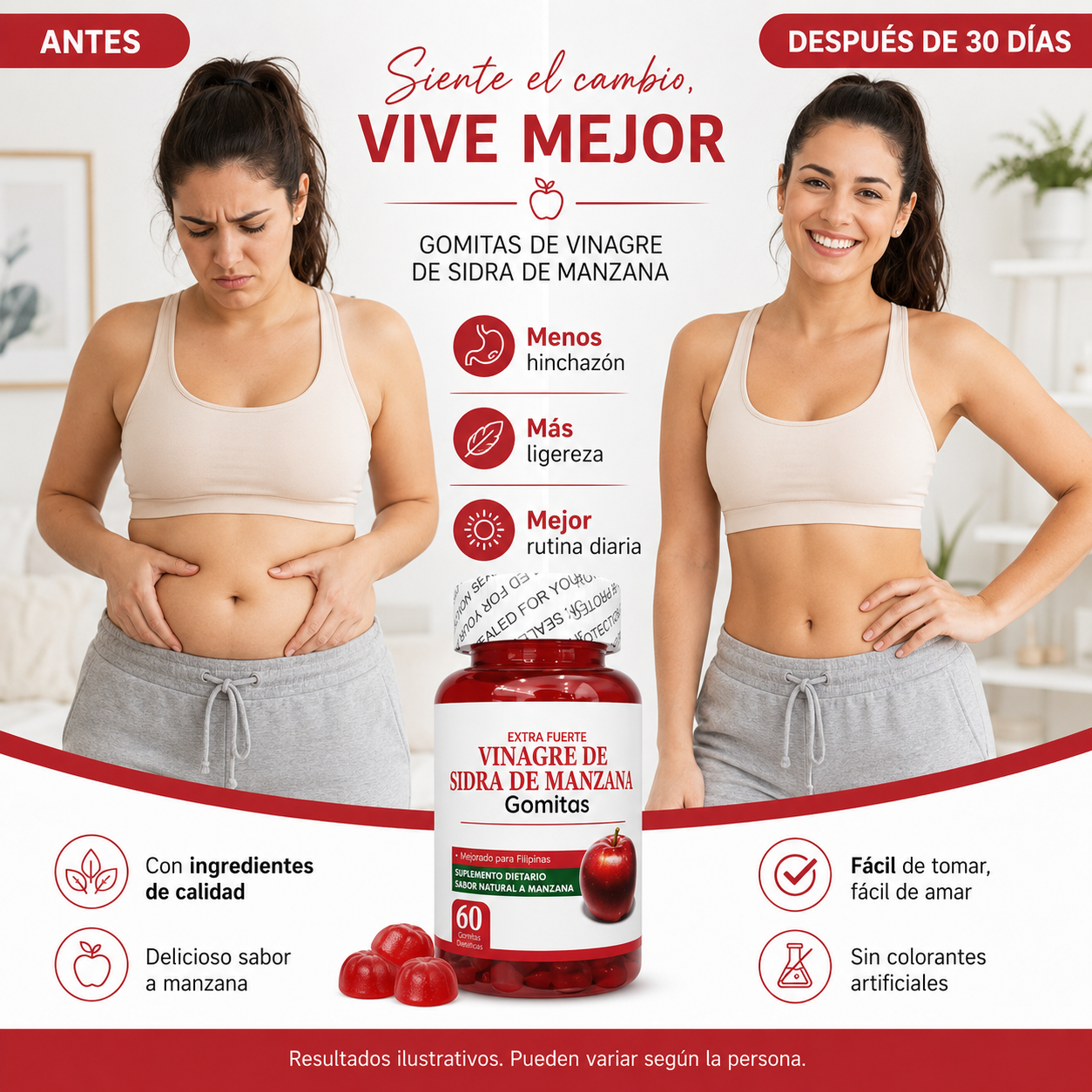Gummies de Vinagre de Maçã - Digestão fácil e natural