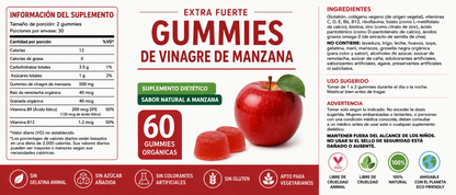 Gummies de Vinagre de Maçã - Digestão fácil e natural