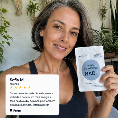 Patch Transdérmico NAD+ - Reparo Celular e Equilíbrio Metabólico