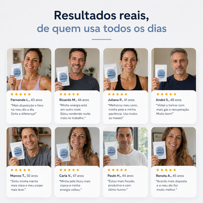 Patch Transdérmico NAD+ - Reparo Celular e Equilíbrio Metabólico